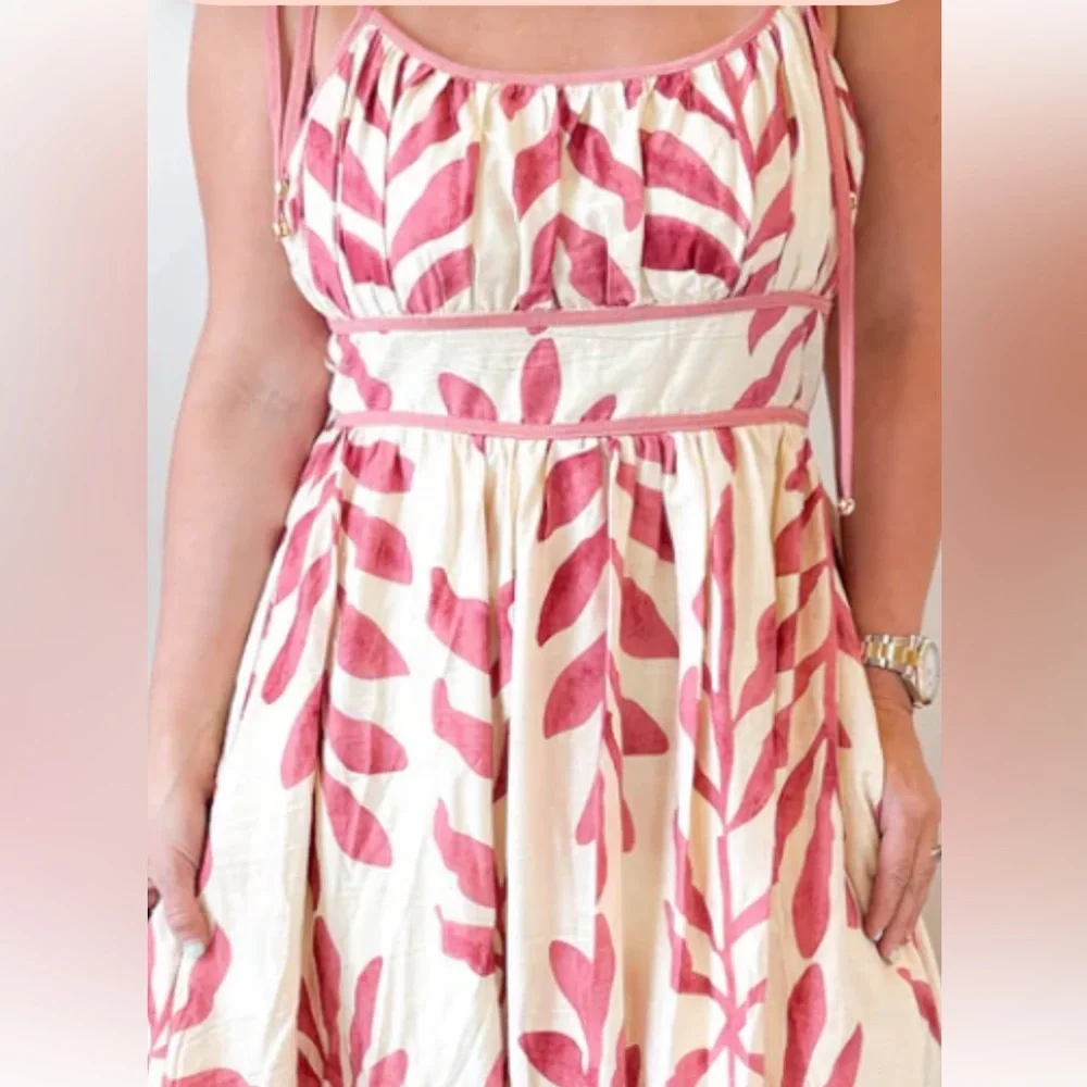 Entro  Tropical‎  Inspired  Print Dress - Picture 2 of 14